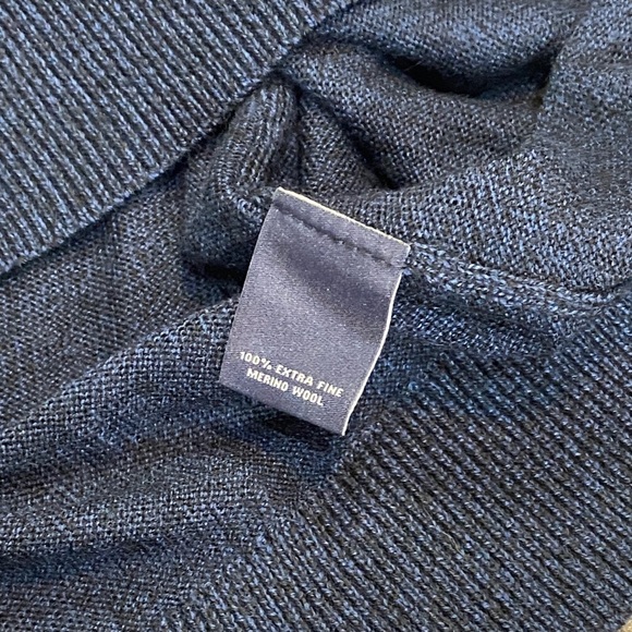 Hart Schaffner Marx Men's Navy Crewneck Sweater - Picture 3 of 6